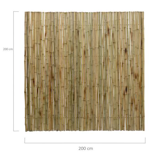 200 cm x 200 cm Bambu Çit / Paravan - 6